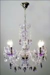 Đèn Pha Lê Zenith Cao Cấp – Thiết Kế Tím Huyền Ảo Cho Không Gian Sang Trọng