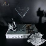 Ly pha lê cocktail sang trọng