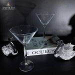 Ly pha lê cocktail sang trọng
