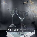 Ly pha lê cocktail sang trọng