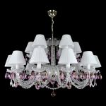 Đèn Pha Lê Treo Trần Impression Cao Cấp 18 Bóng Loại Có Chụp