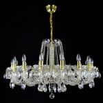 Đèn Pha Lê Maniera Treo Trần 16 Bóng Cao Cấp Lung Linh